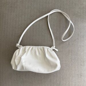 White Puffy Crossbody Bag